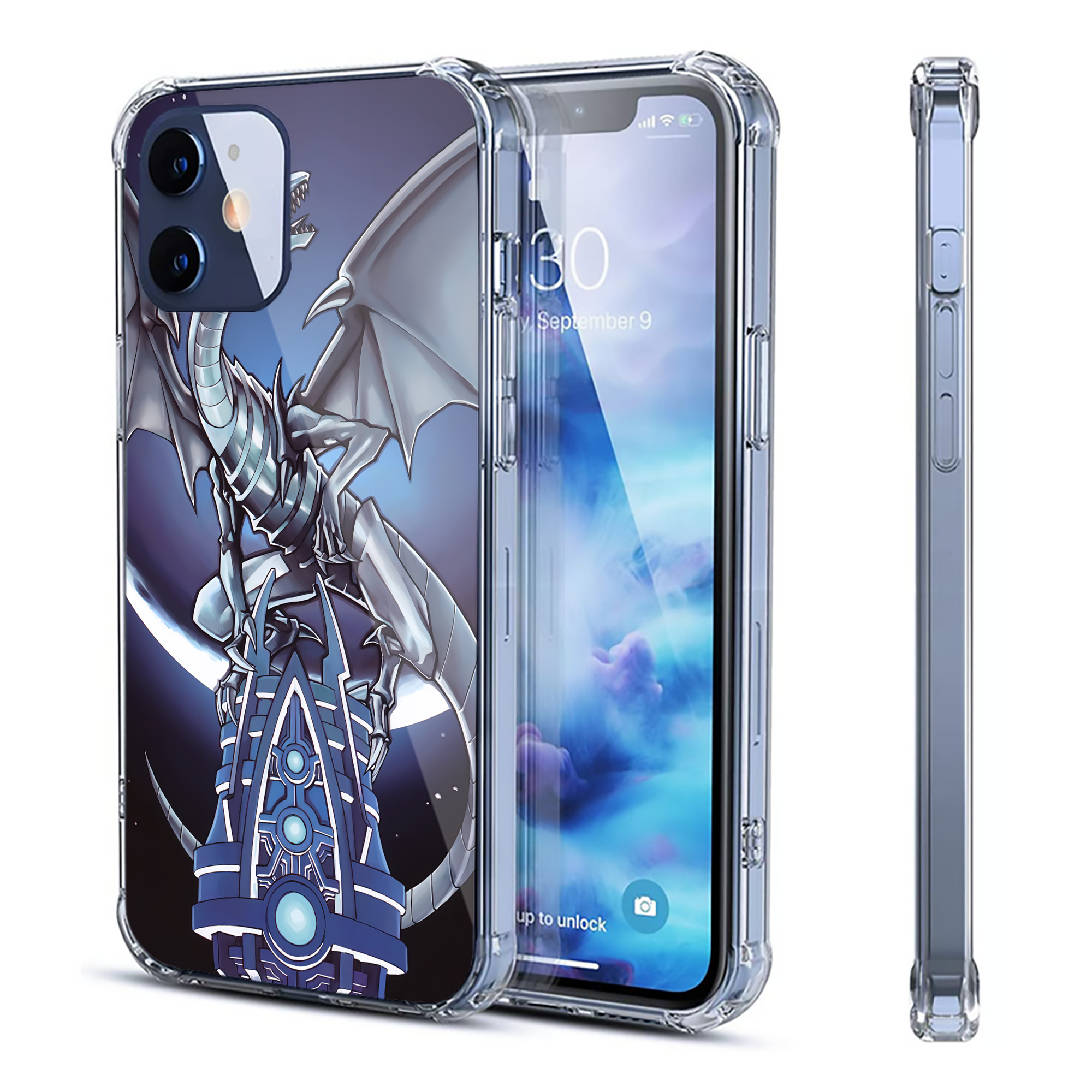 （画像用） 遊☆戯☆王 Yu-Gi-Oh! 【iPhone 12シリーズ対応】透明スマホケース（クリアソフトケース）